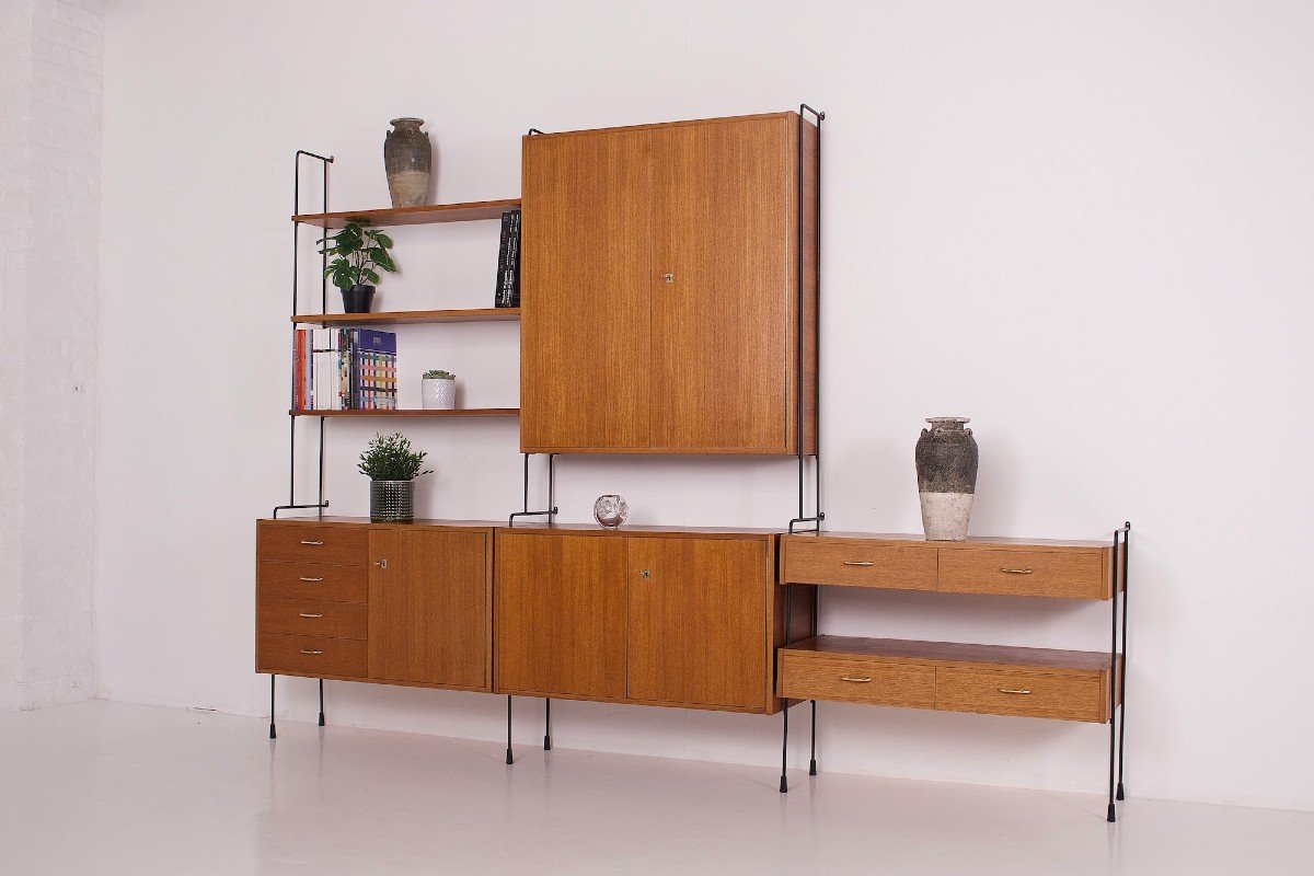 Etagère Murale Modulable “omnia System” Par Ernst Dieter Hilker.-photo-3