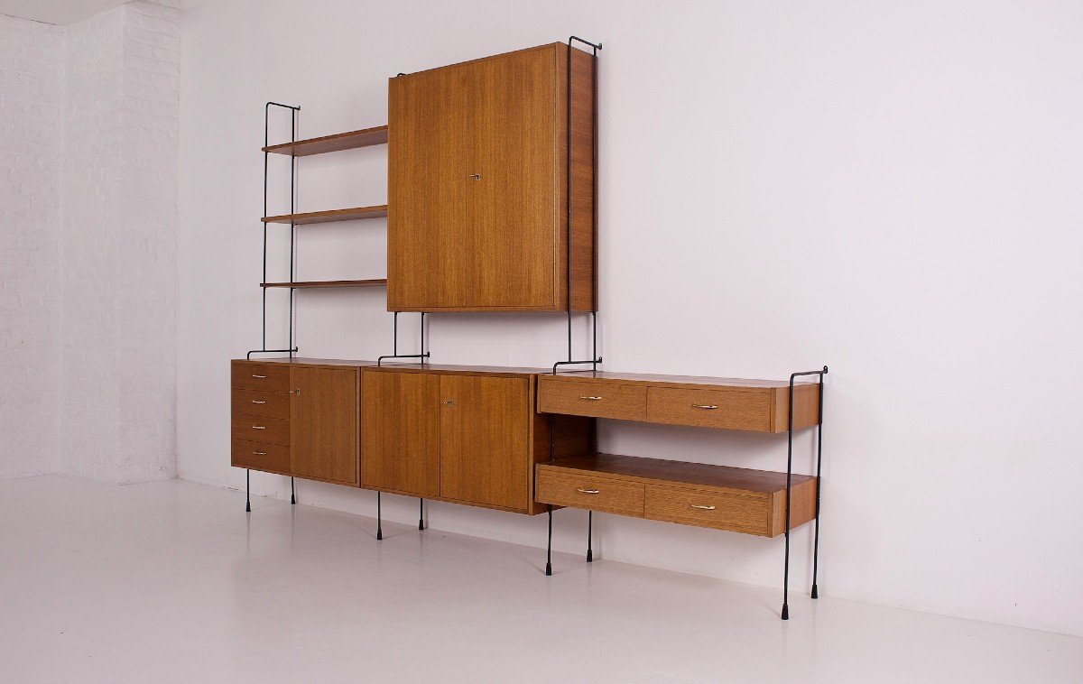 Etagère Murale Modulable “omnia System” Par Ernst Dieter Hilker.