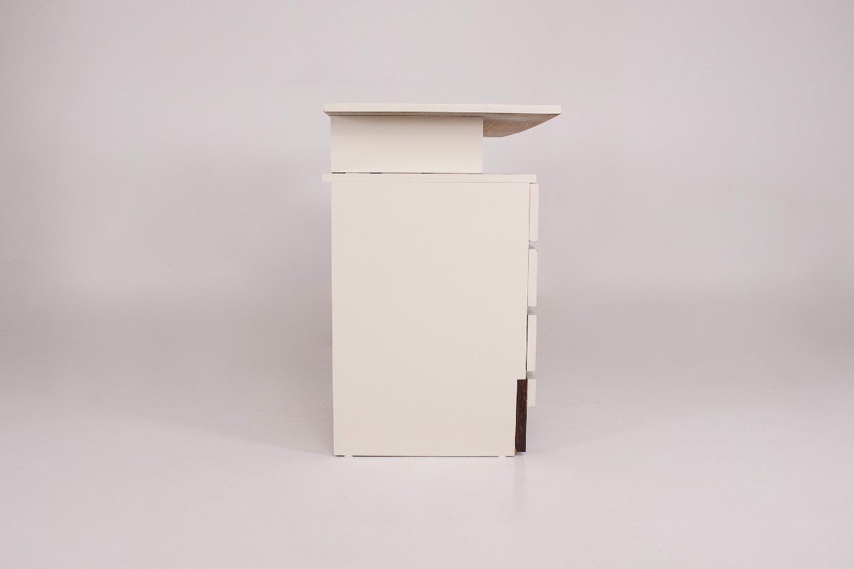 Petit Bureau Ou Coiffeuse Moderniste à Secret.-photo-2