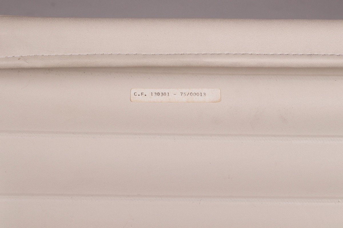 Footstool “soft Pad” E125 De Charles & Ray Eames, années 90.-photo-3