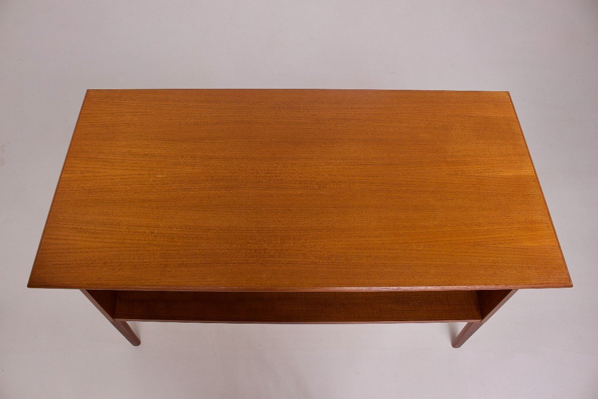 Danish Teak Desk By Gunnar Nielsen For Tibergaard-photo-5