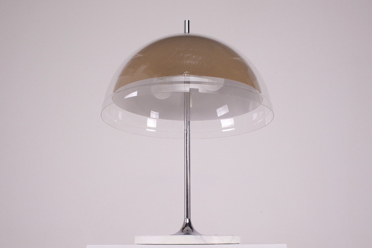 Lampe à poser modèle "Champignon" par Frank Bentler, années 70.-photo-3