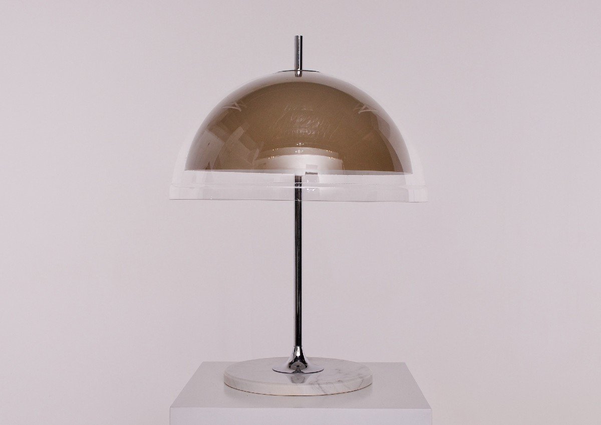 Lampe à poser modèle "Champignon" par Frank Bentler, années 70.