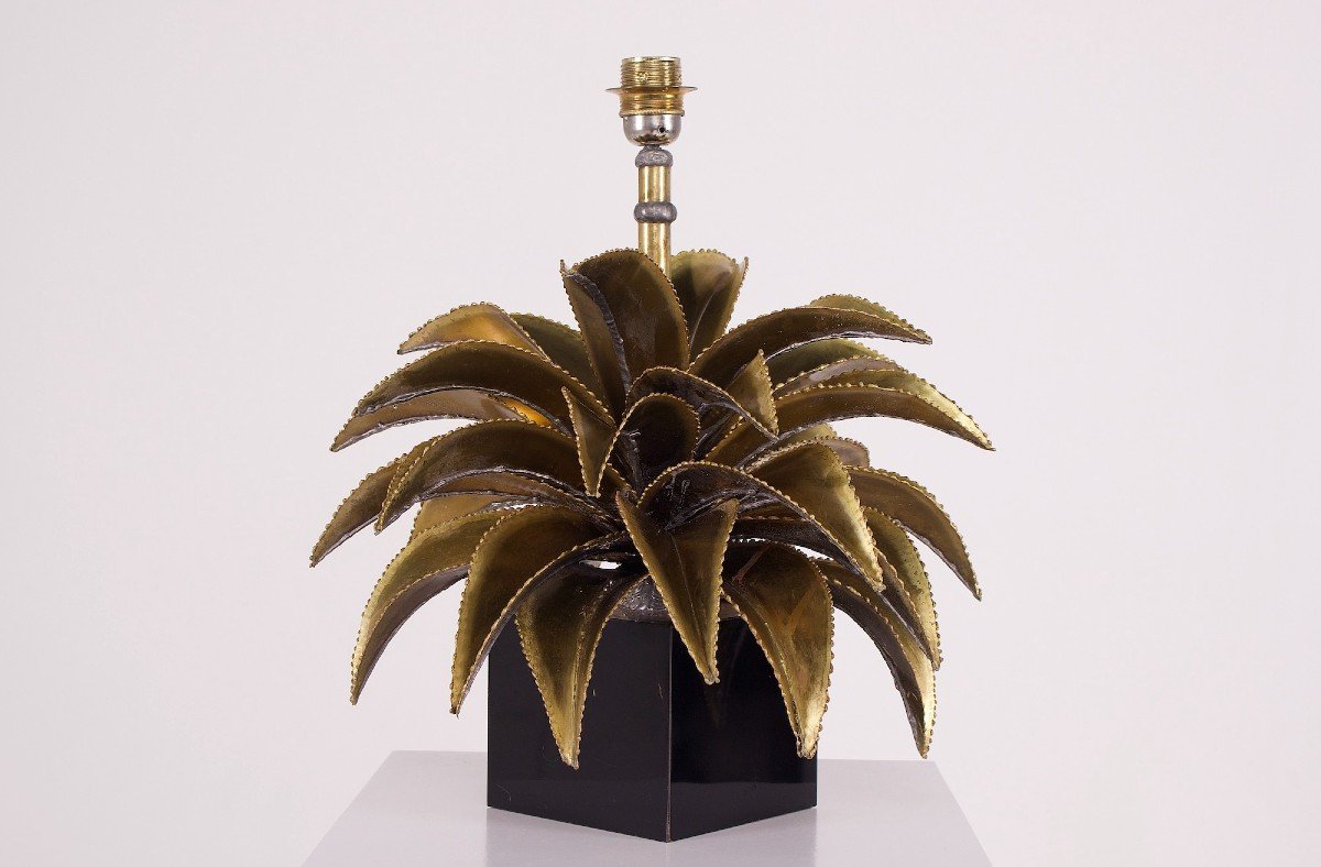 Agave Lamp Maison Jansen & Ateliers Techoueyres.-photo-2