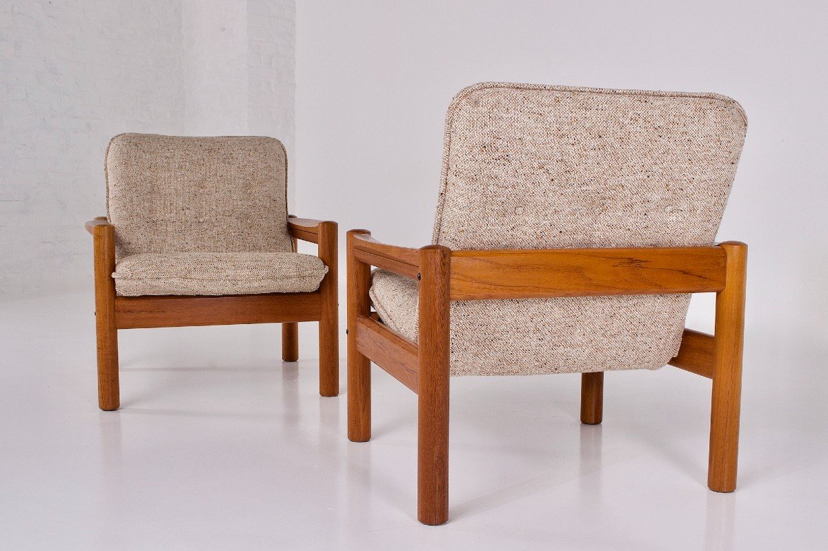 Paire De Fauteuils Danois
