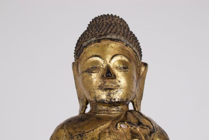 Buddha Shakyamuni With His Alms Bowl, Burma, Mandalay.-photo-4