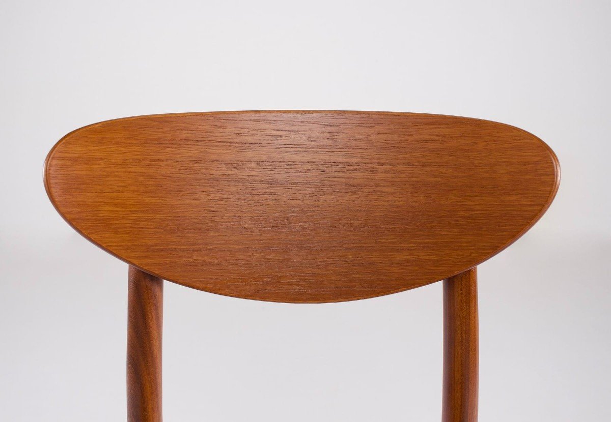 4 Danish Teak Chairs-photo-3