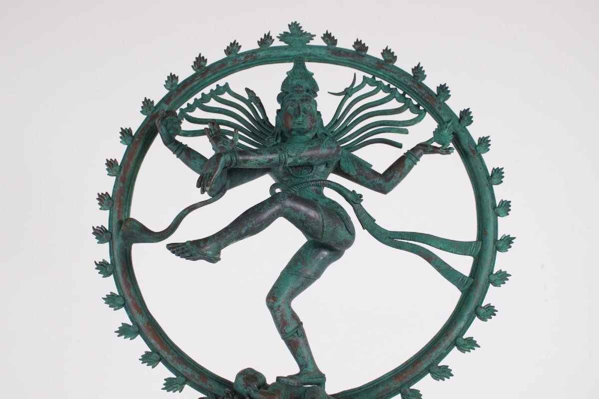 Grand Shiva Nataraja En Bronze-photo-2