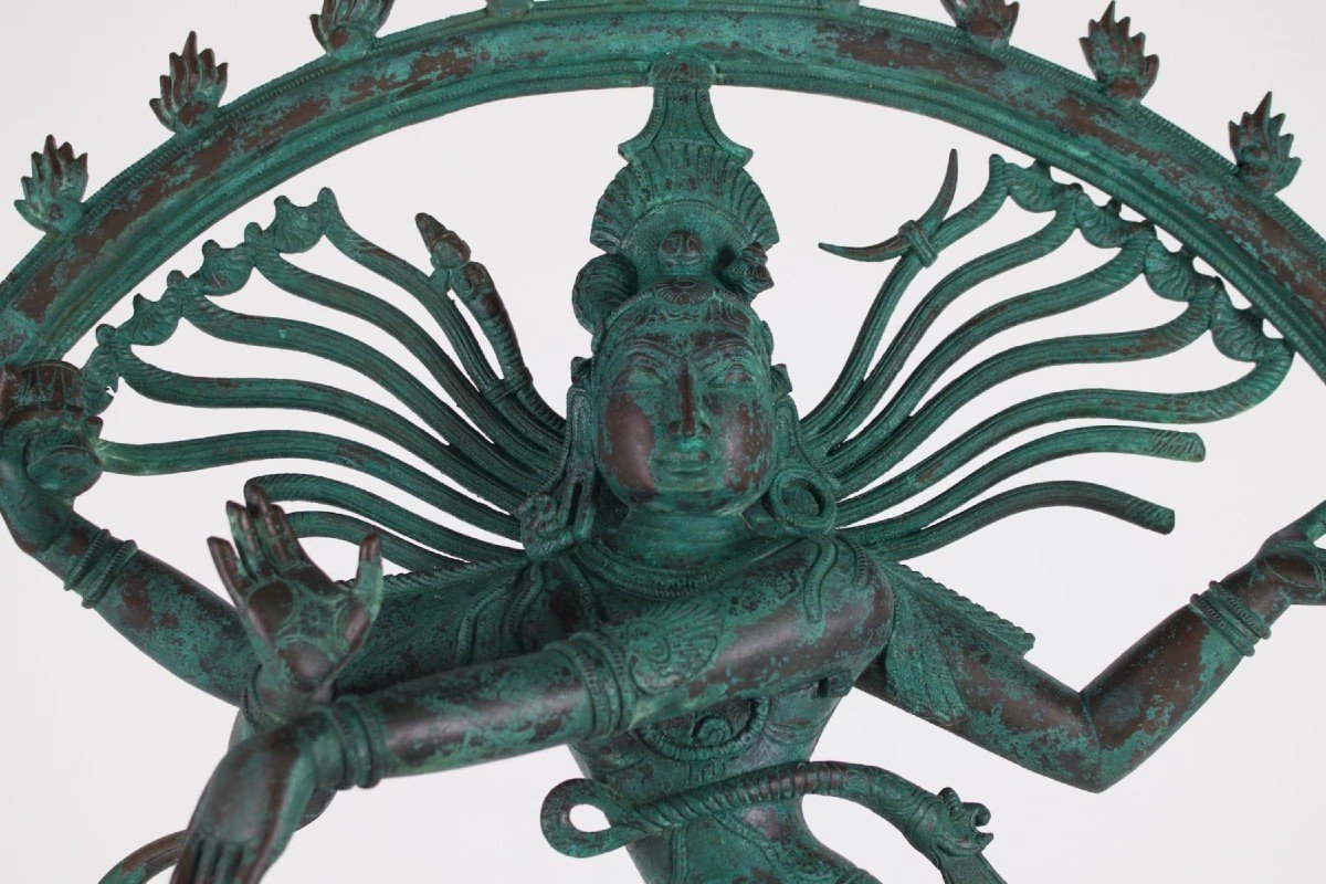 Grand Shiva Nataraja En Bronze-photo-3