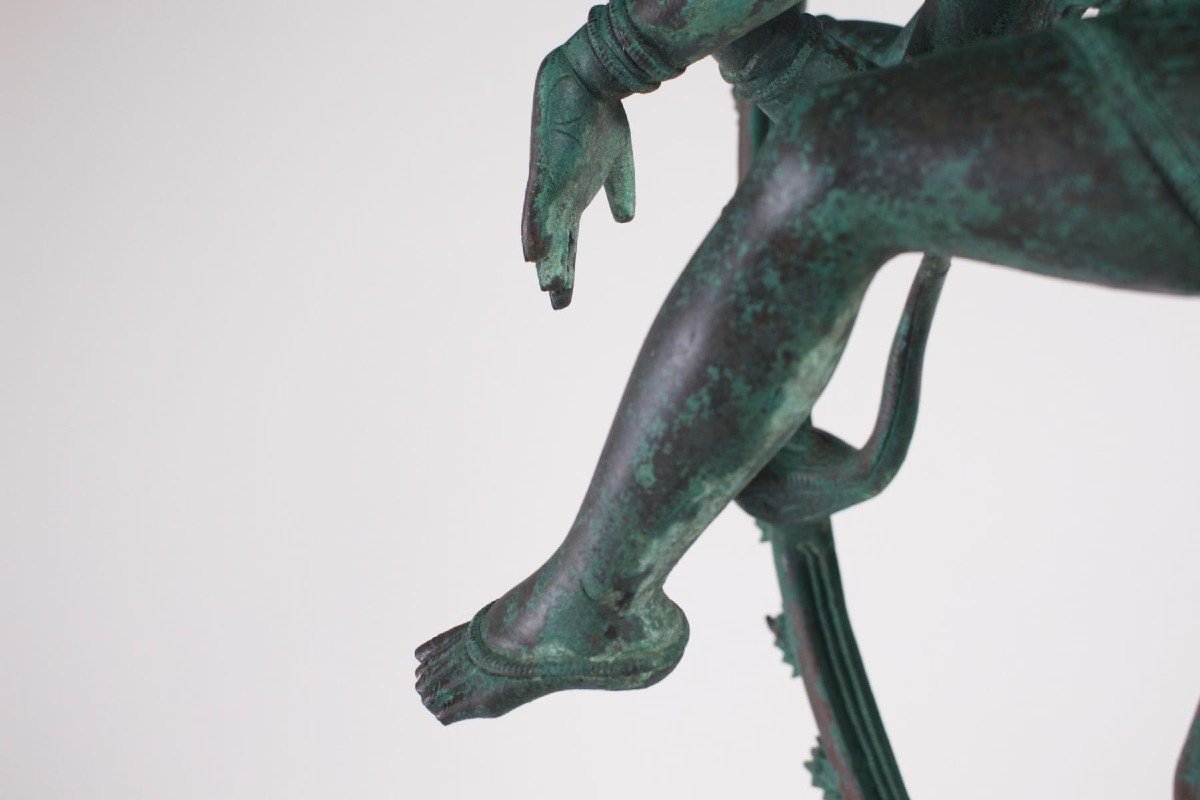 Grand Shiva Nataraja En Bronze-photo-3