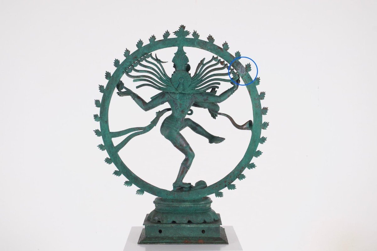 Grand Shiva Nataraja En Bronze-photo-4