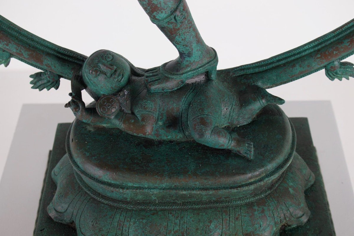 Grand Shiva Nataraja En Bronze-photo-6
