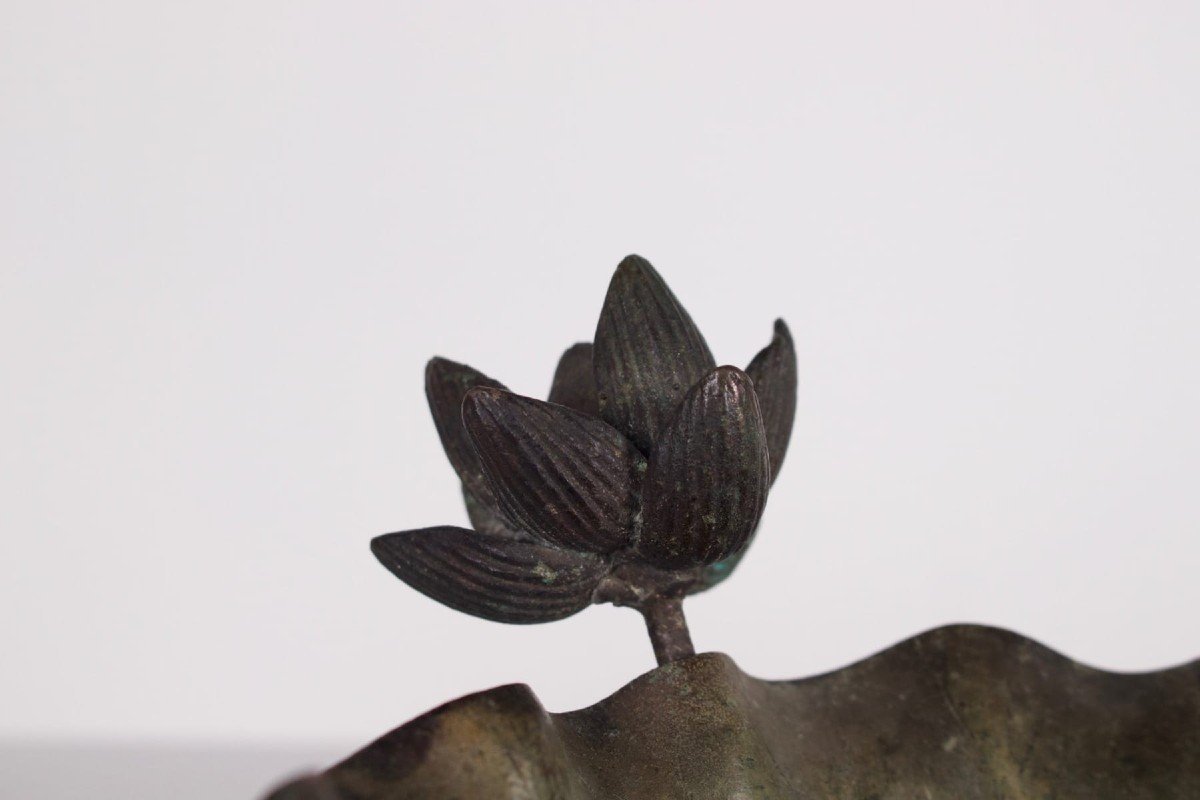 Paire De Bols Lotus Ikebana -photo-5