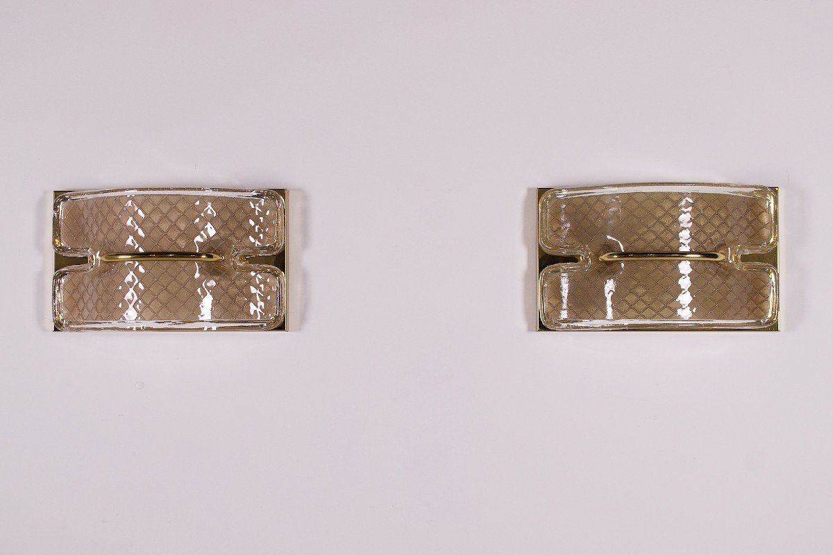 Pair Of Hollywood Glam Wall Lights-photo-4