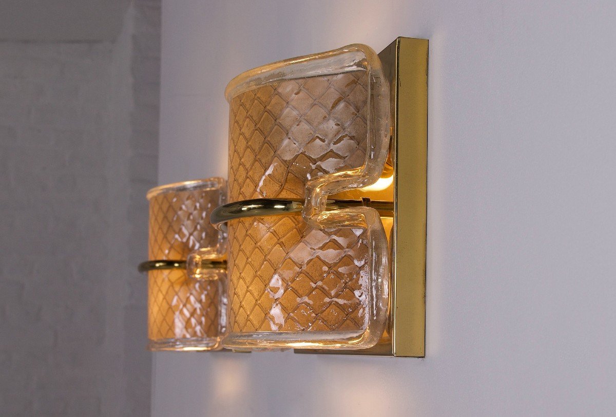 Pair Of Hollywood Glam Wall Lights