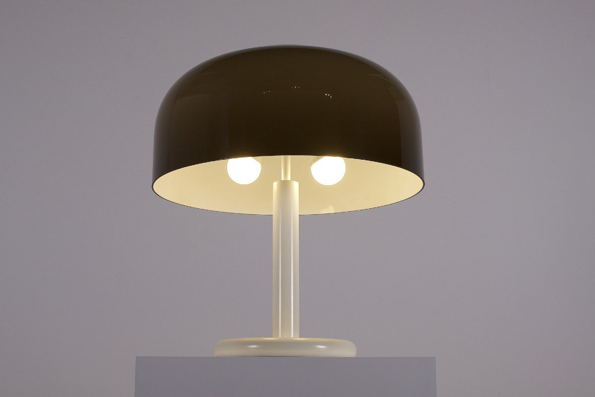 Lampe à poser modèle " Champignon" de style Space-Age.-photo-3