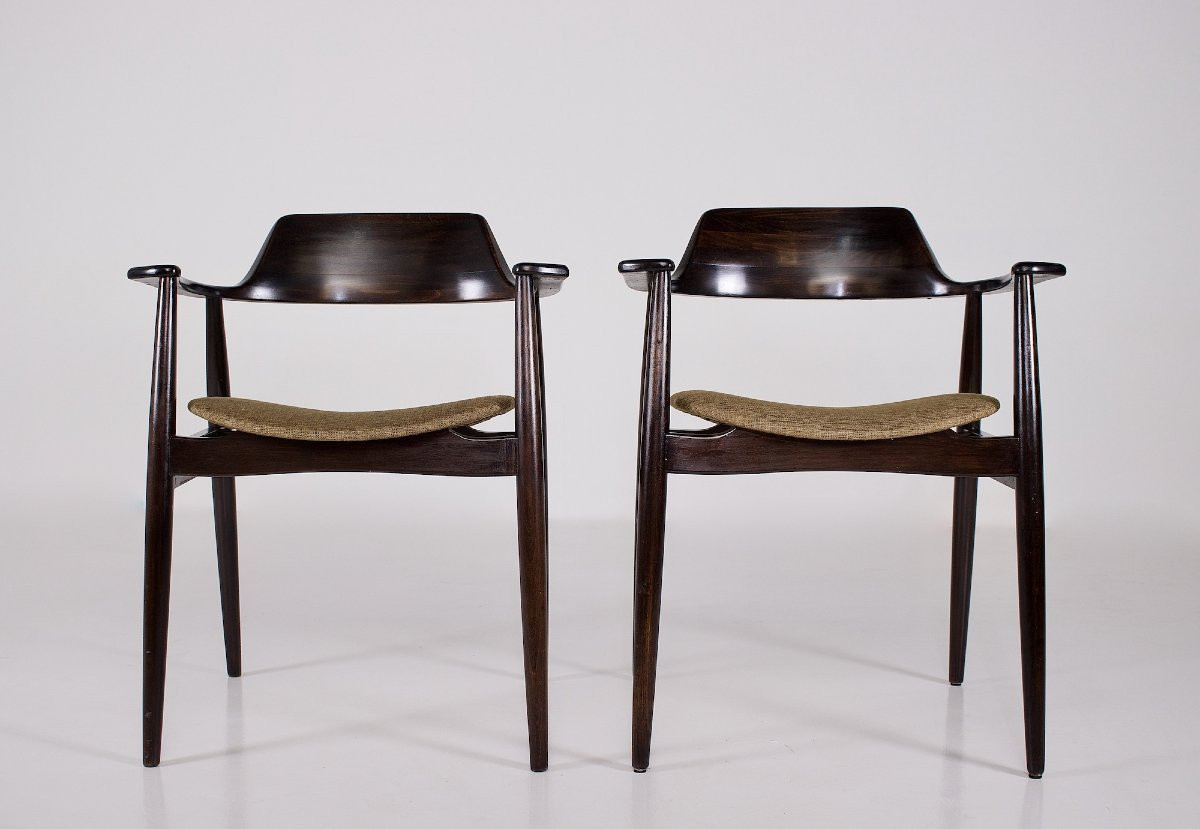 Hartmut Lohmeyer Armchairs Model 411-photo-3