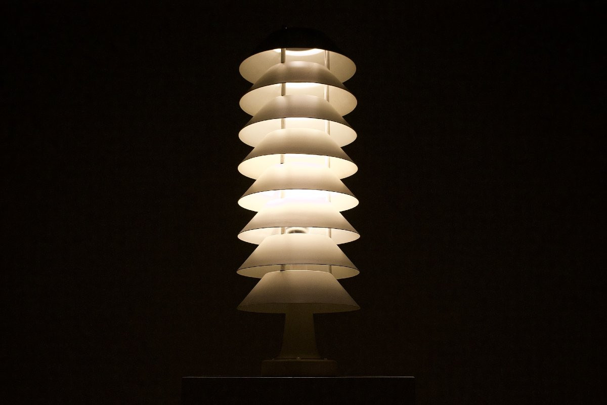 Lampe à poser de style Ilmari Tapiovaara, années 60/70.-photo-3