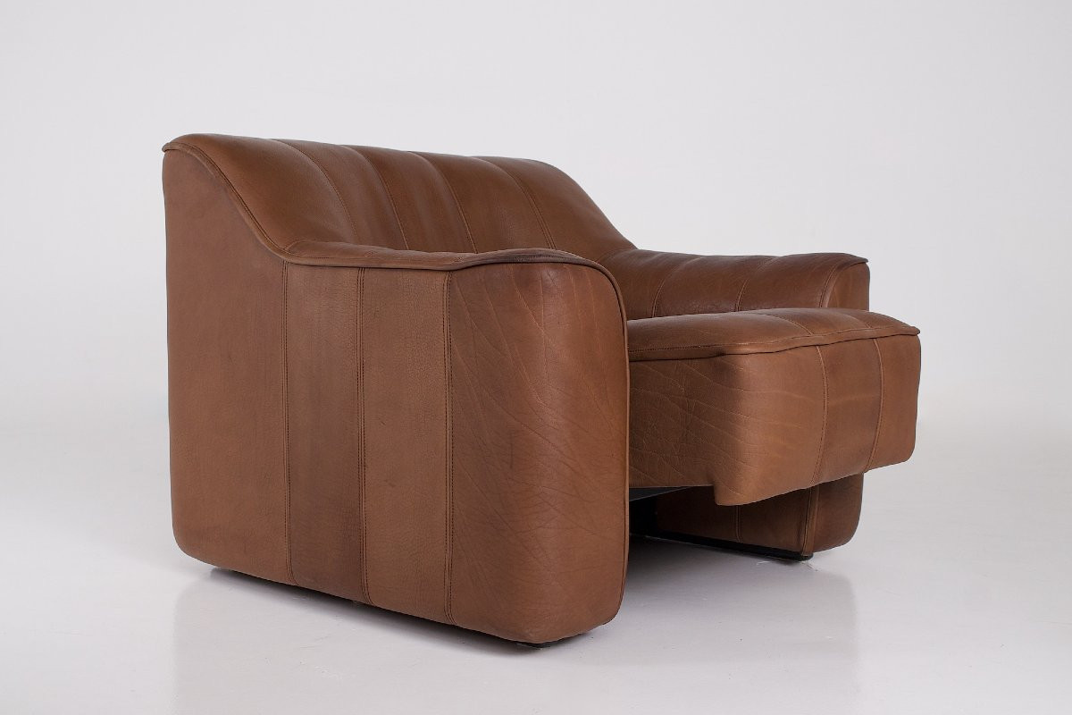 De Sede Ds 44 Leather Armchair-photo-2