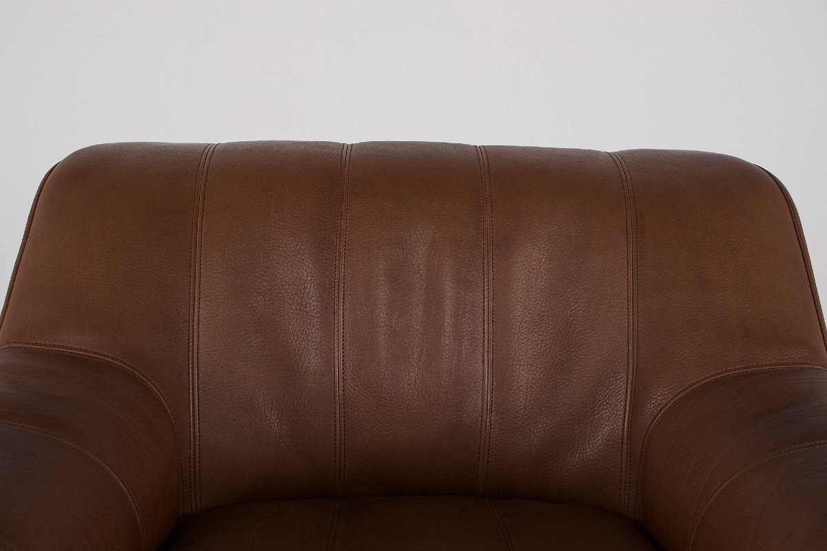 De Sede Ds 44 Leather Armchair-photo-2