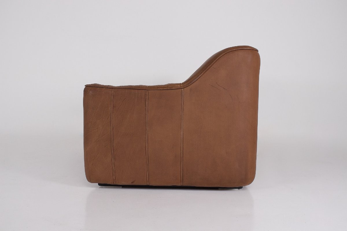 De Sede Ds 44 2-seater Leather Sofa-photo-3