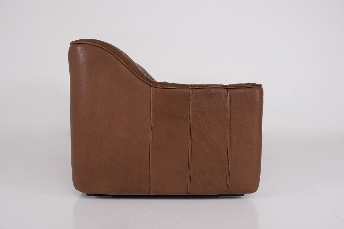 De Sede Ds 44 2-seater Leather Sofa-photo-3