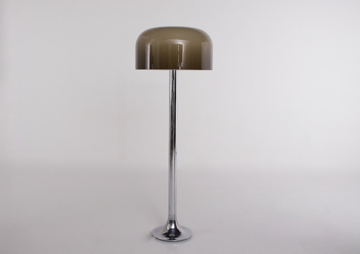 Lampadaire Tulipe Chrome Space Age.-photo-2