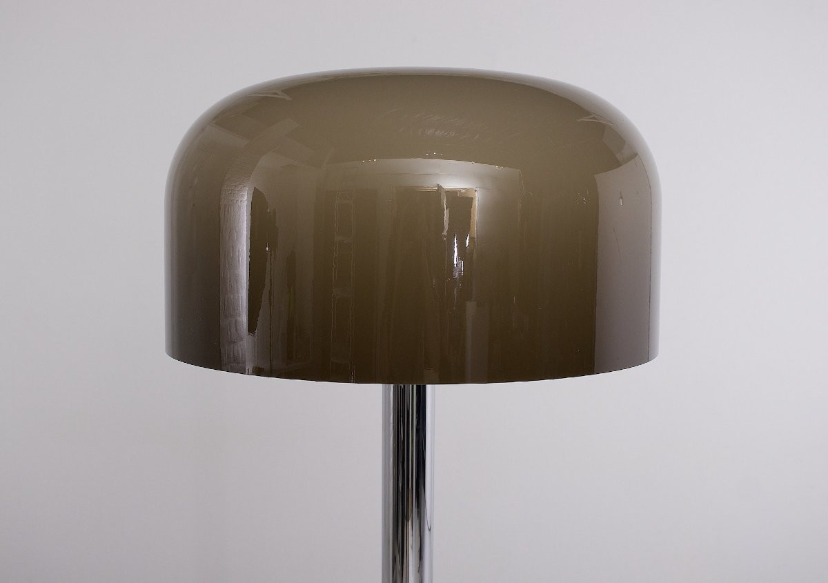Lampadaire Tulipe Chrome Space Age.-photo-4