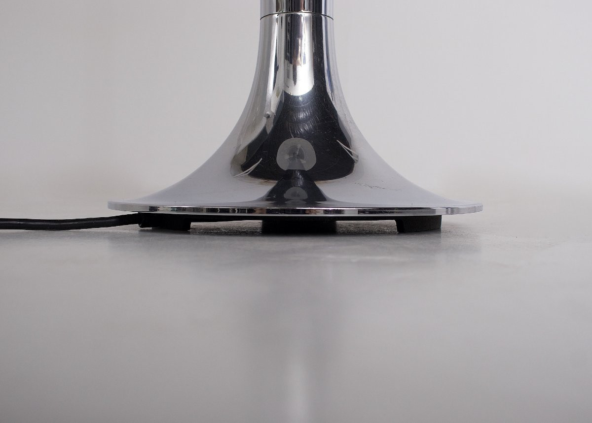 Lampadaire Tulipe Chrome Space Age.-photo-7