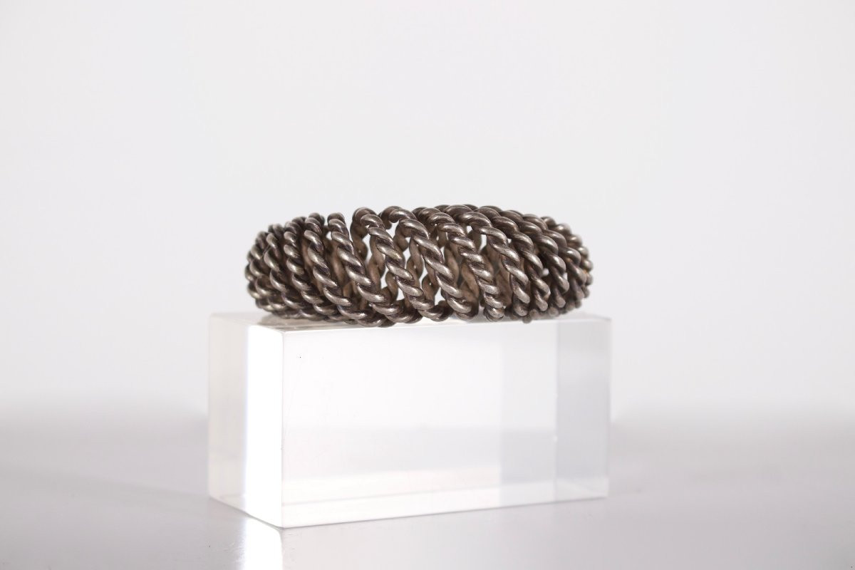 Bracelet Torque Akha, Peuple des Collines, Triangle d’Or-photo-3