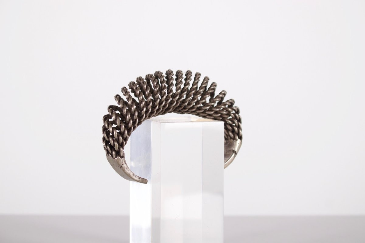 Bracelet Torque Akha, Peuple des Collines, Triangle d’Or-photo-2