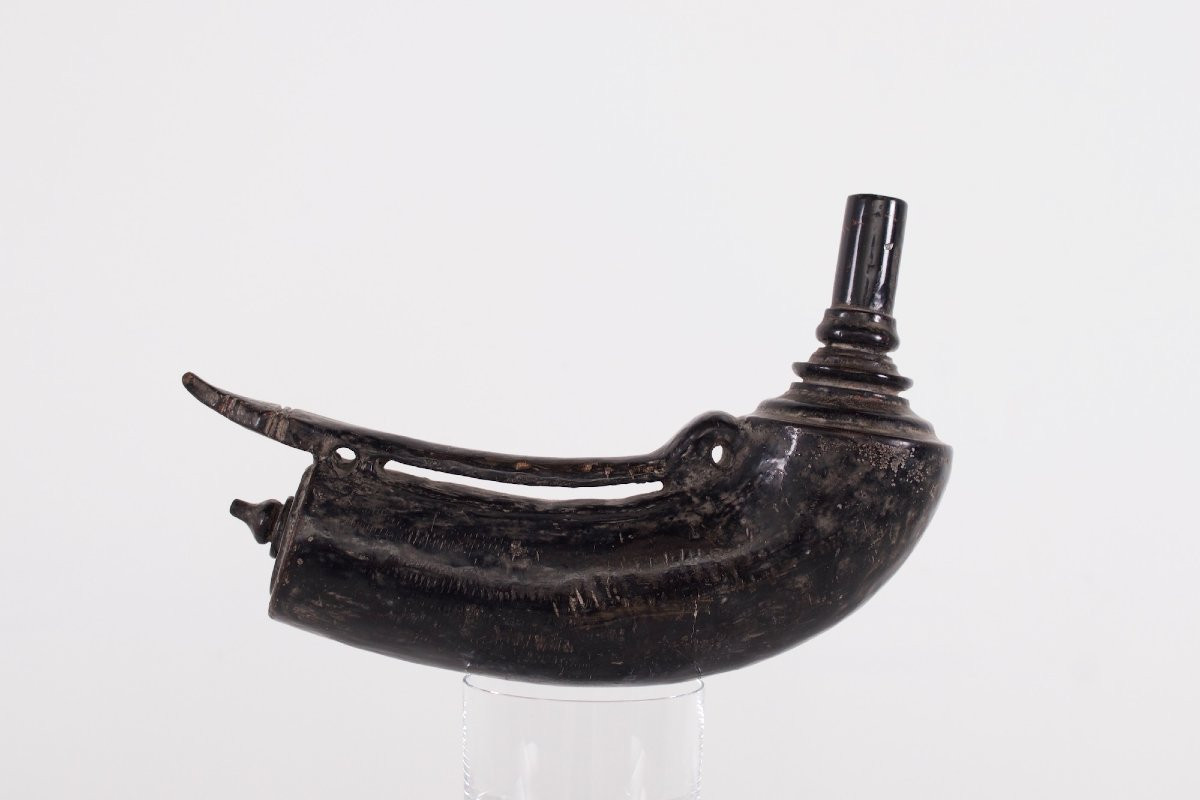Cornet à poudre Indonésie, XIX ème siècle.