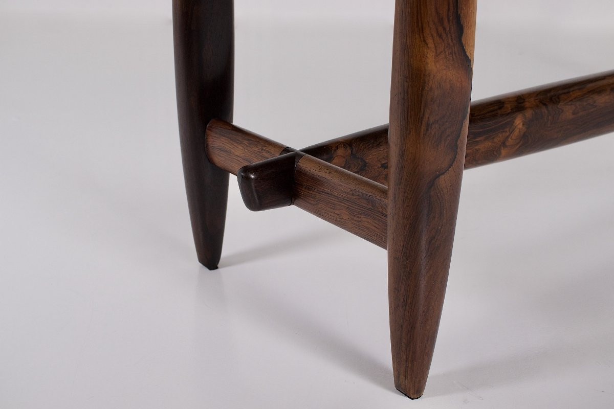Sergio Rodriguez Style Exotic Wood Console.-photo-2