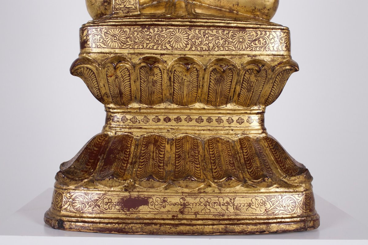 Bouddha Maravijaya Birman Konbaung-photo-3