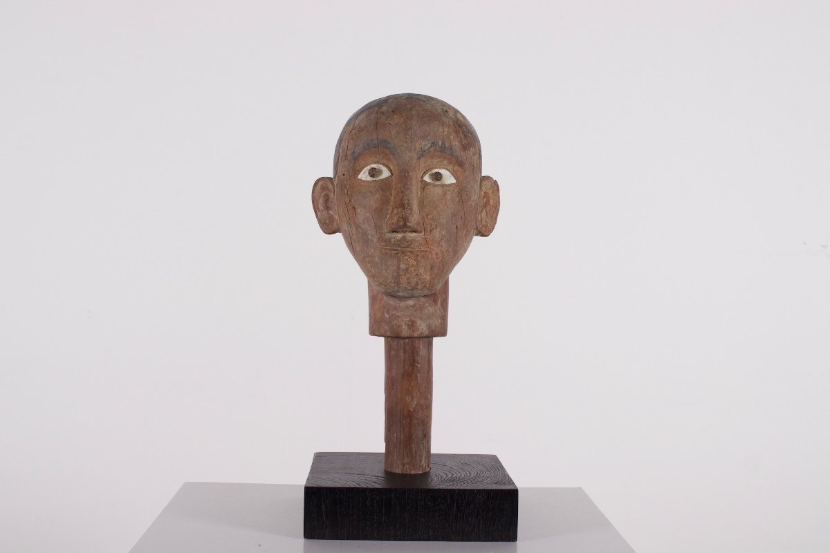 Tau-tau Ancestral Head Toraja, Celebes-photo-2