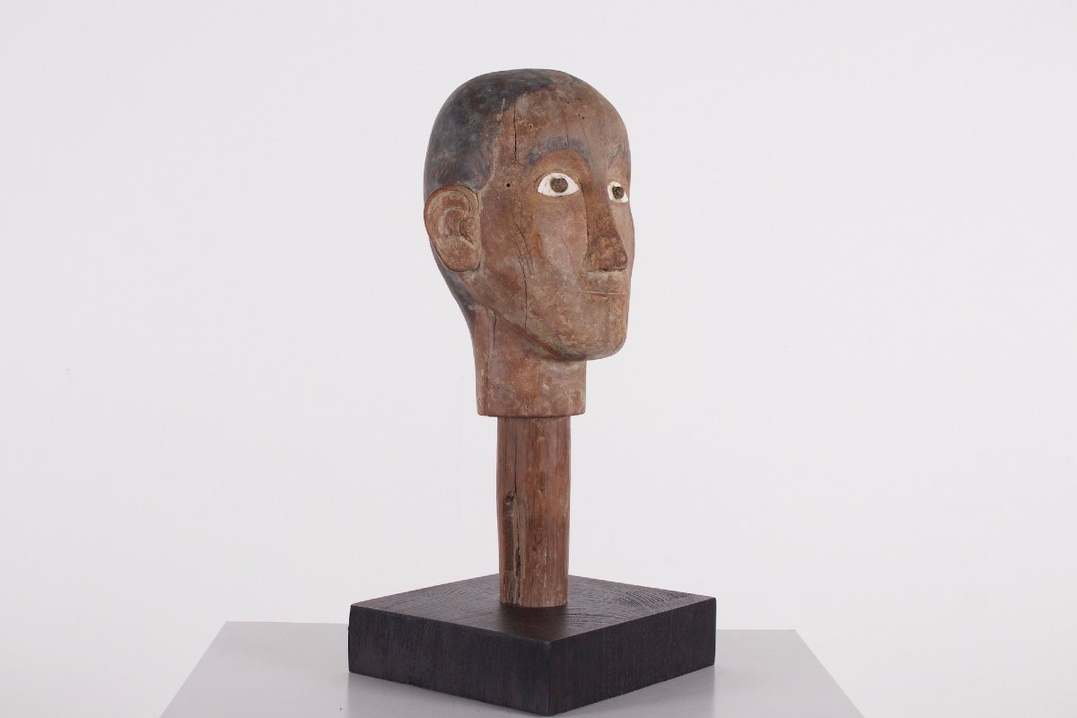 Tau-tau Ancestral Head Toraja, Celebes-photo-3