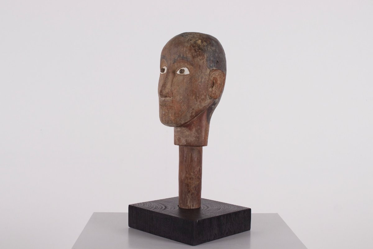Tau-tau Ancestral Head Toraja, Celebes-photo-1