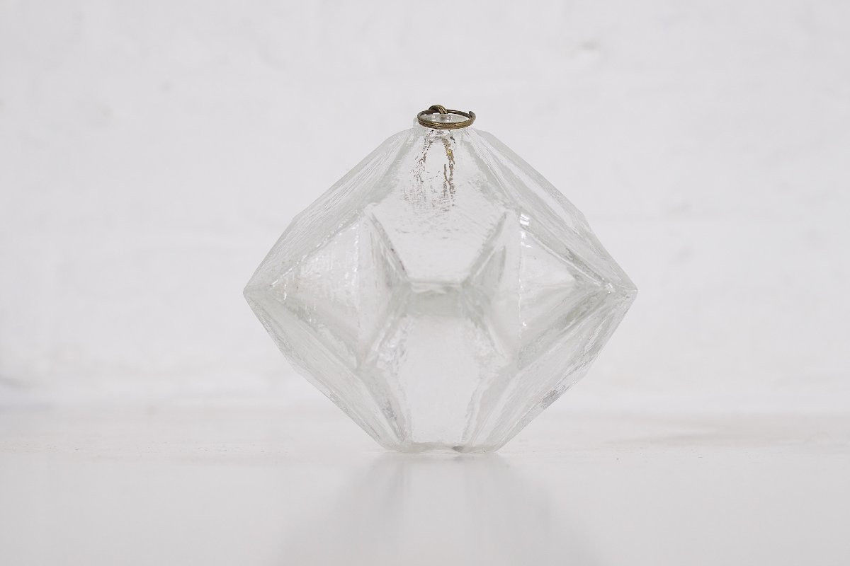 Brass "pagoda" Suspension Ceiling Light-photo-1