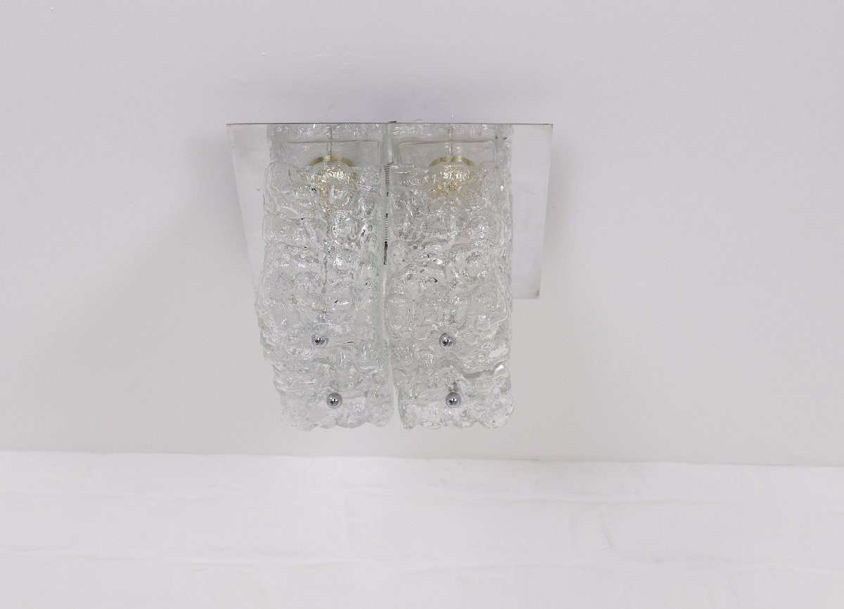 Ice Glass 4 Globe Ceiling Light-photo-3