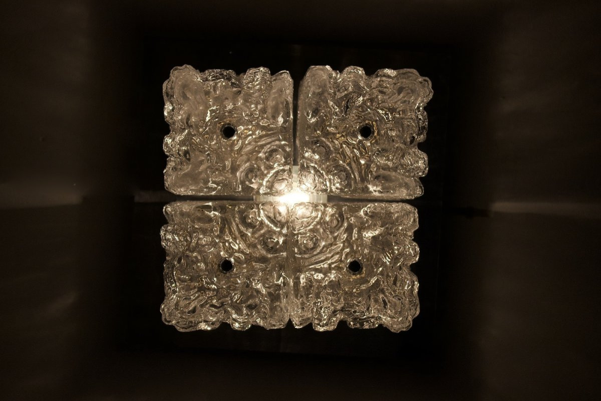 Ice Glass 4 Globe Ceiling Light-photo-2