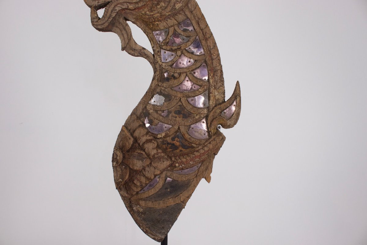 Ornement de Temple Bouddhiste Naga Hang Hong-photo-2