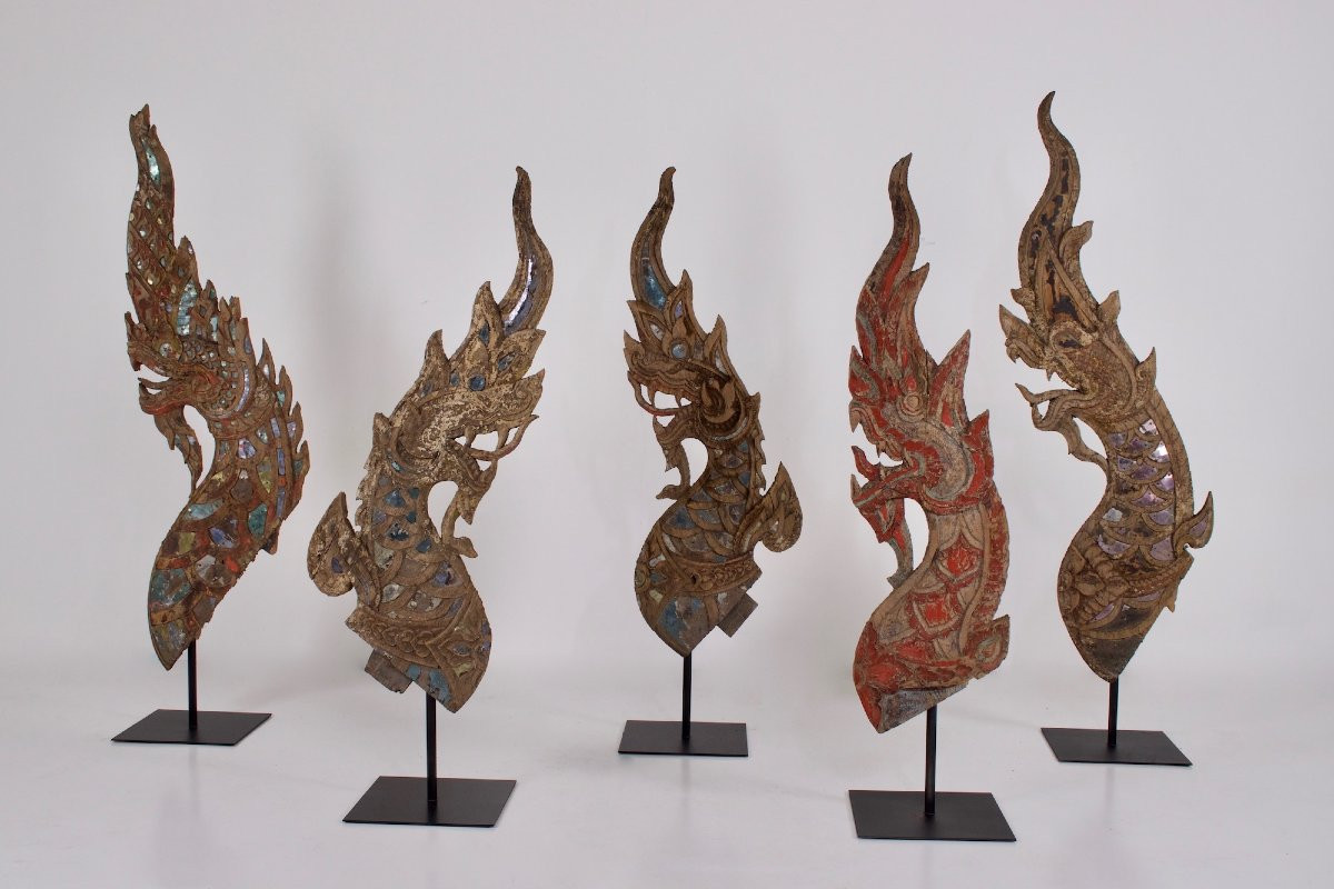 Ornement de Temple Bouddhiste Naga Hang Hong-photo-6