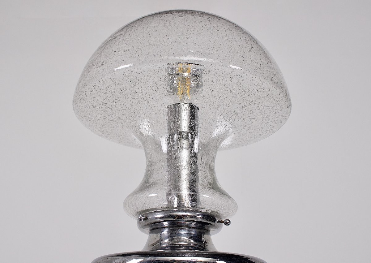 Grande Lampe en Verre Soufflé-photo-2
