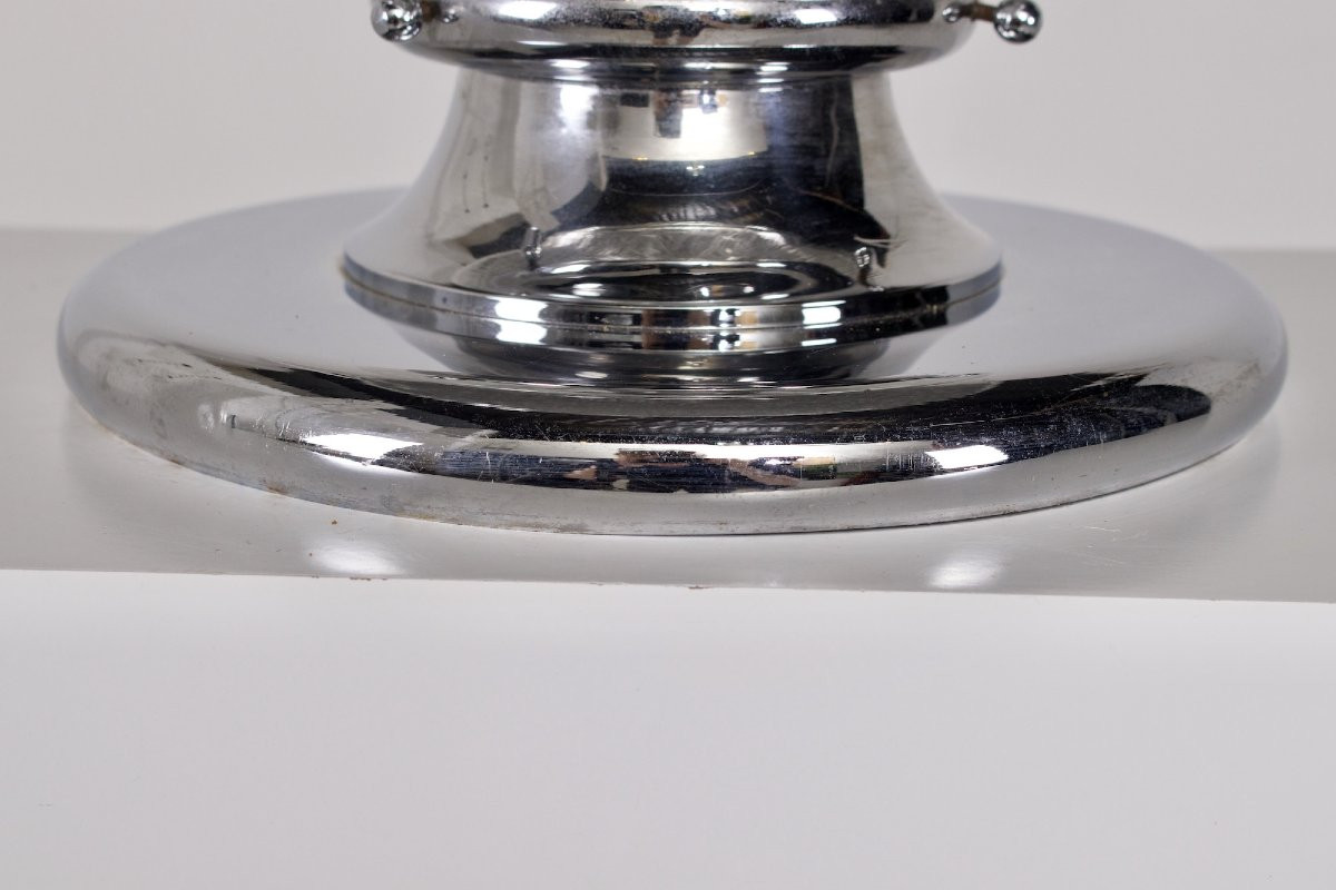 Importante lampe à poser en verre soufflé, années 70.-photo-1