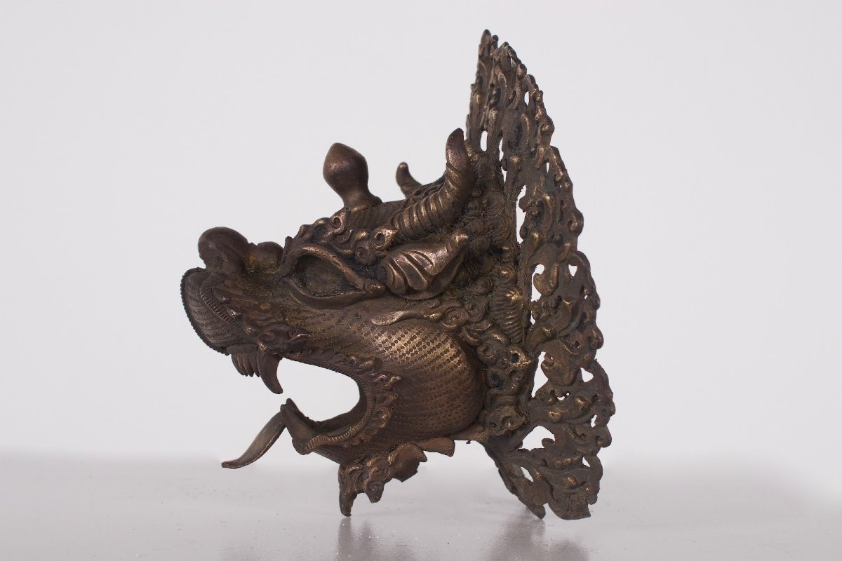 Nepalese Dragon Wall Mounted Incense Burner-photo-2