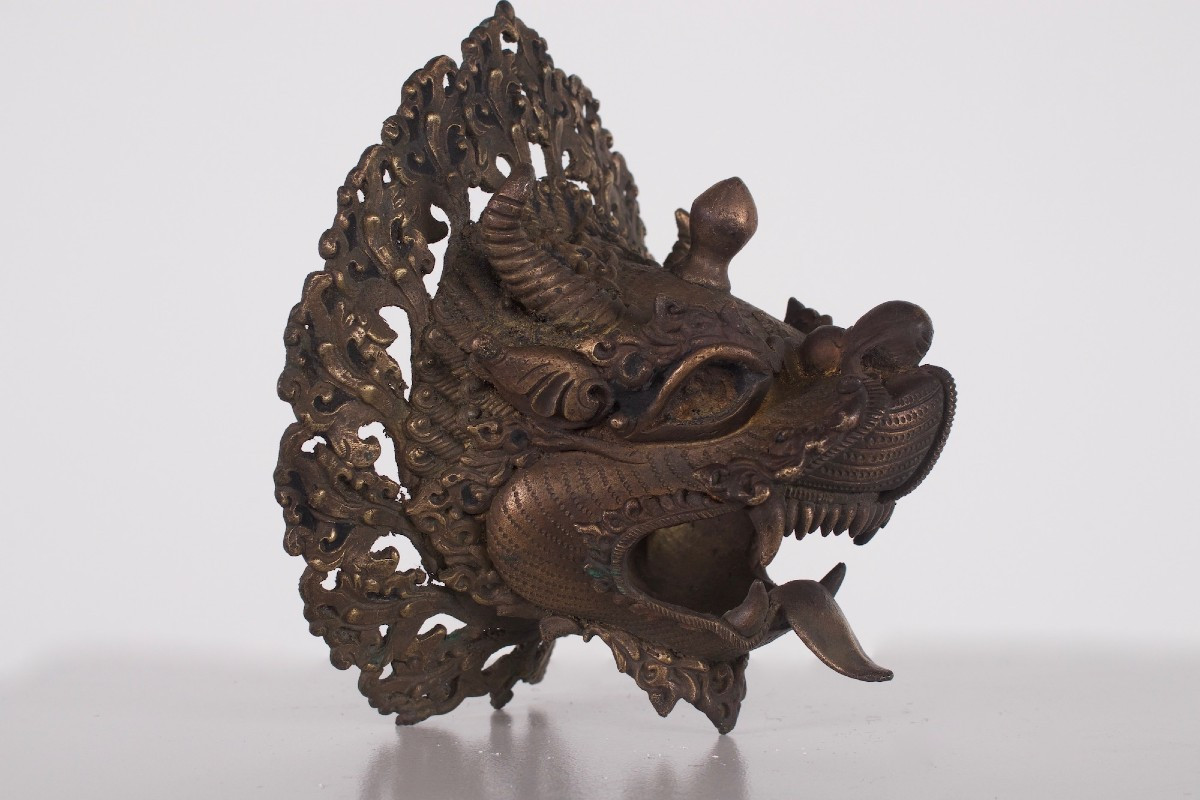 Nepalese Dragon Wall Mounted Incense Burner-photo-4