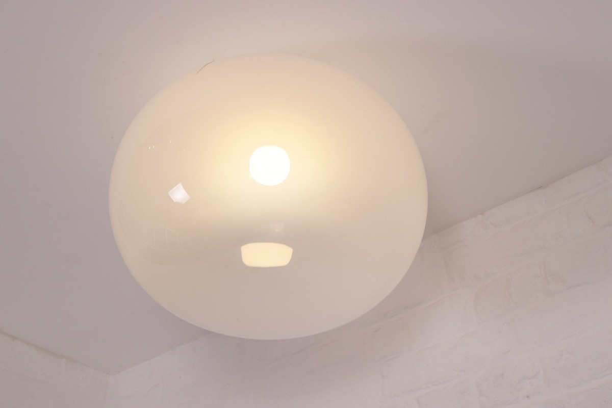 Plafonnier en Verre Opalescent