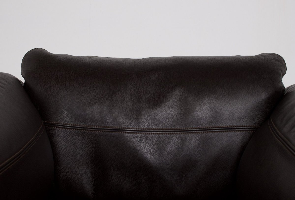 Fauteuil Danois en Cuir-photo-1