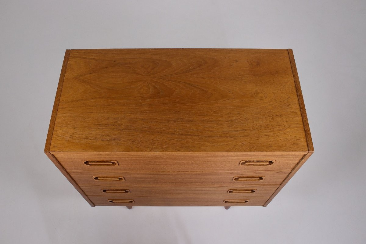 Danish Teak Chest Of Drawers-photo-1