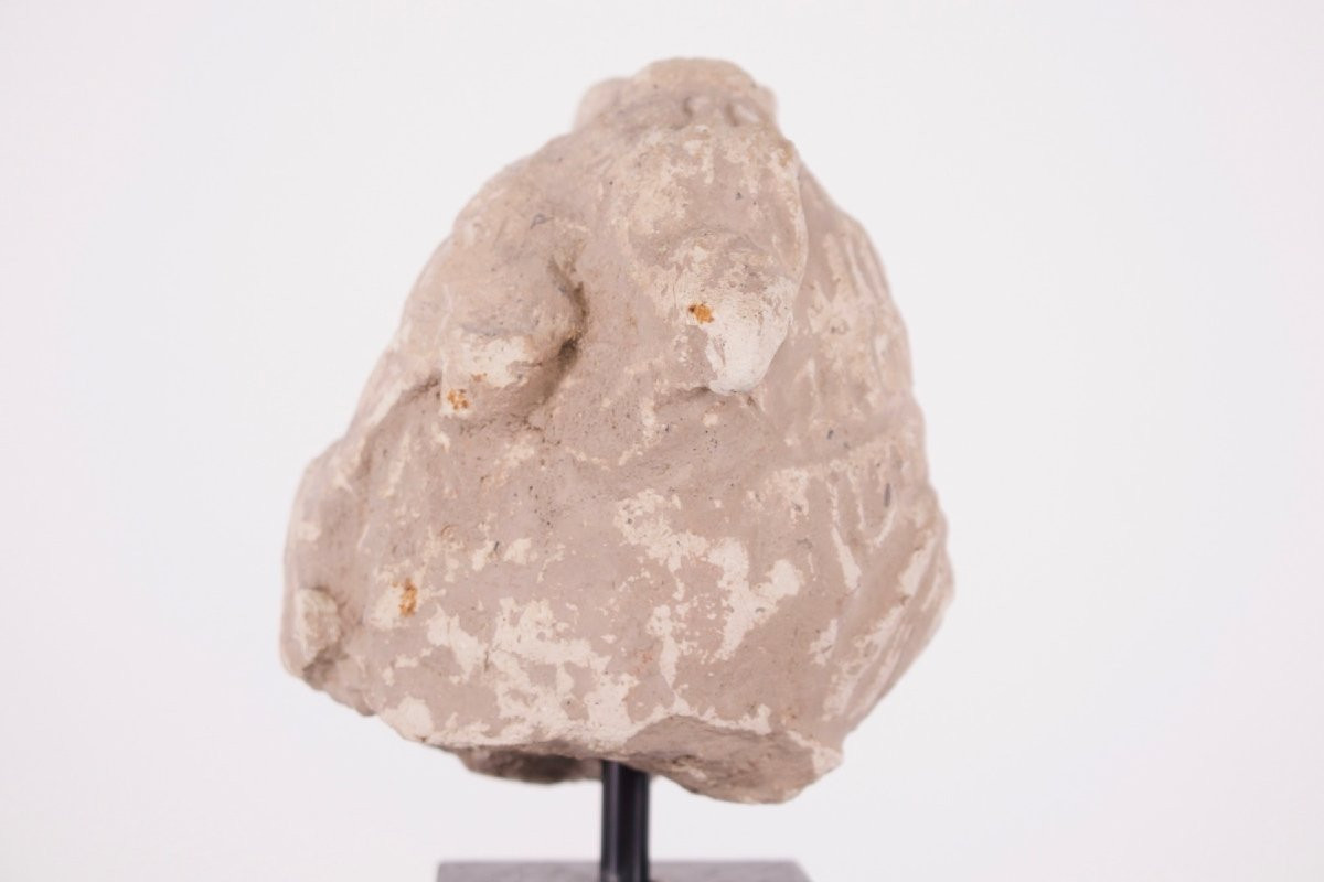 Head Of A Steward In Stucco, Gandhara-photo-1